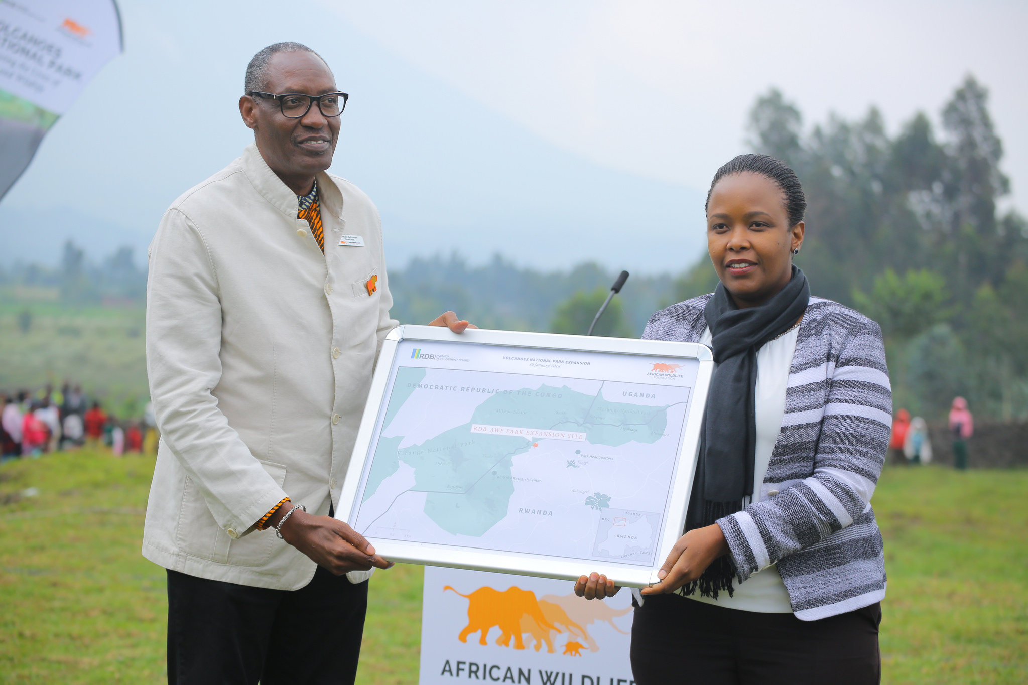 Ubu butaka bwashyikirijwe RDB ifite mu nshingano Parike y'ibirunga