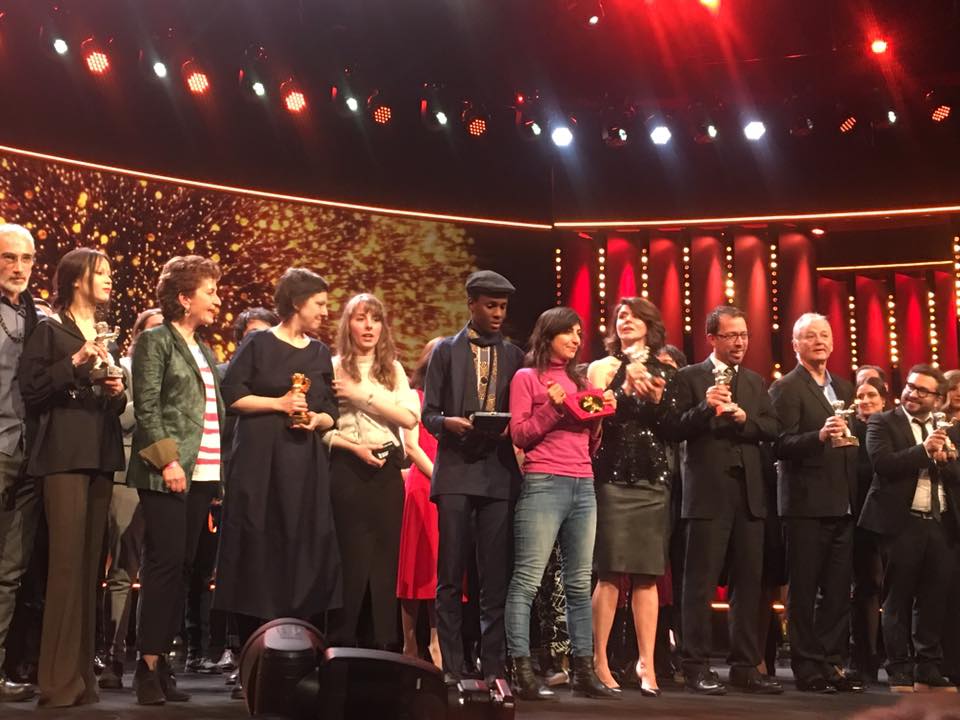 Imanishimwe yari umwe mu bantu 22 bakoze filime ngufi zahembwe. Muri bo harimo na Bill Murray (ufite imvi wambaye ikoti ry'umukara) icyamamare muri sinema ya Hollywood