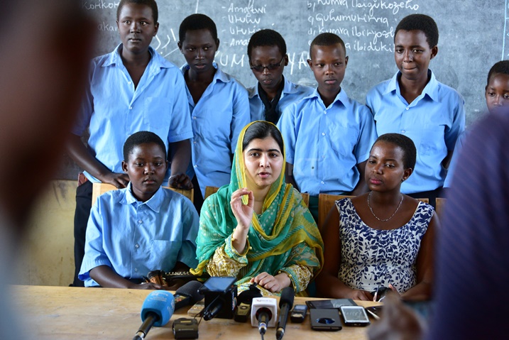 Malala yasabye abana kudacika intege nubwo bari mu buhungiro.
