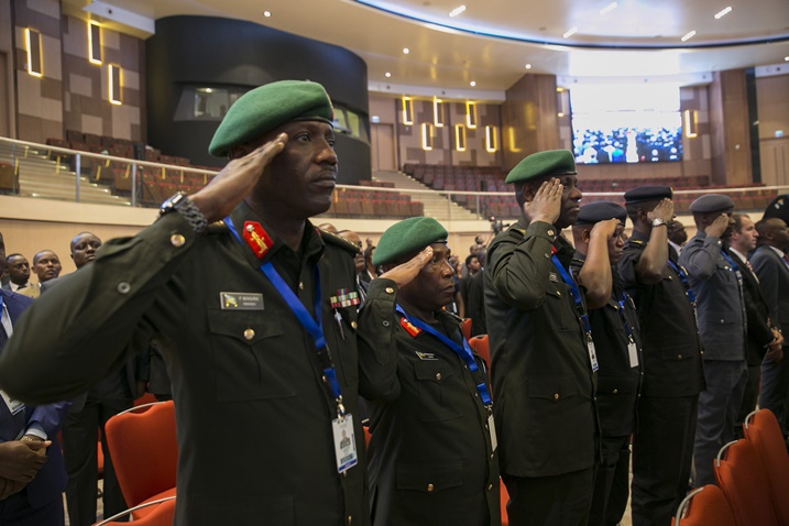 Bamwe mu basirikare bakuru mu ngabo z'igihugu.