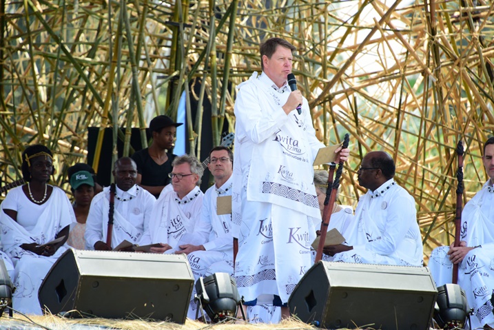 Bamwe mu bise amazina abana b'ingagi uyu mwaka.