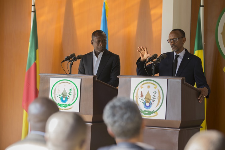 Perezida Kagame na Talon mu kiganiro n
