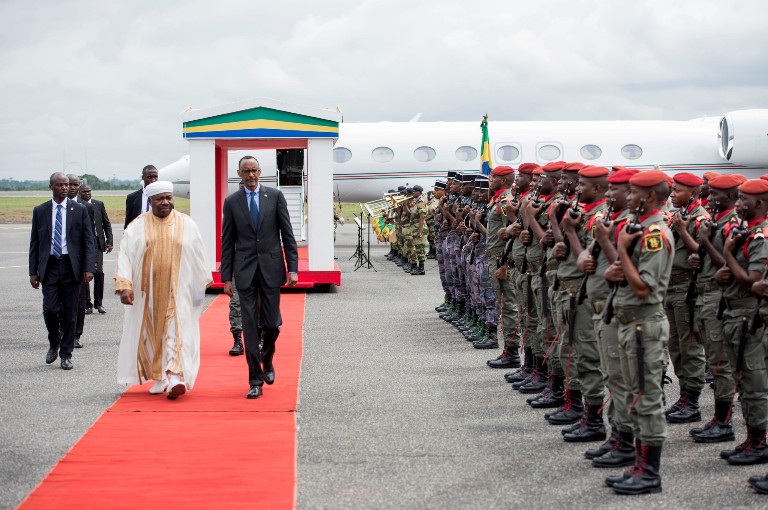 Yakiriwe mu cyubahiro na Perezida Ali Bongo
