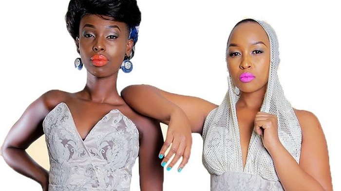 Nina wambaye amaherena na Charly bamaze imyaka 8 bakorana ibikorwa bya muzika