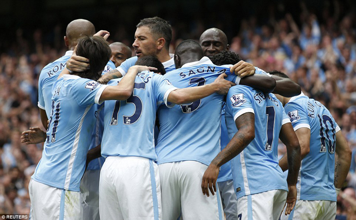 Manchester City yishimira igitego