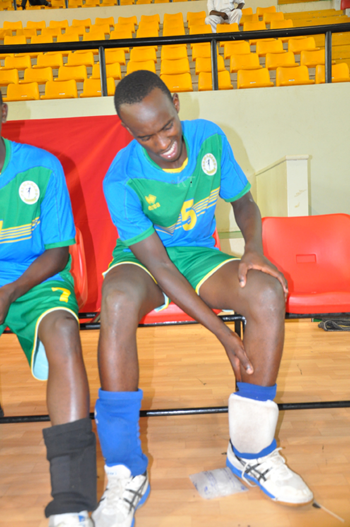 Karenzi Yannick w'u Rwanda wahise avunika ku munota wa kabiri w'umukino