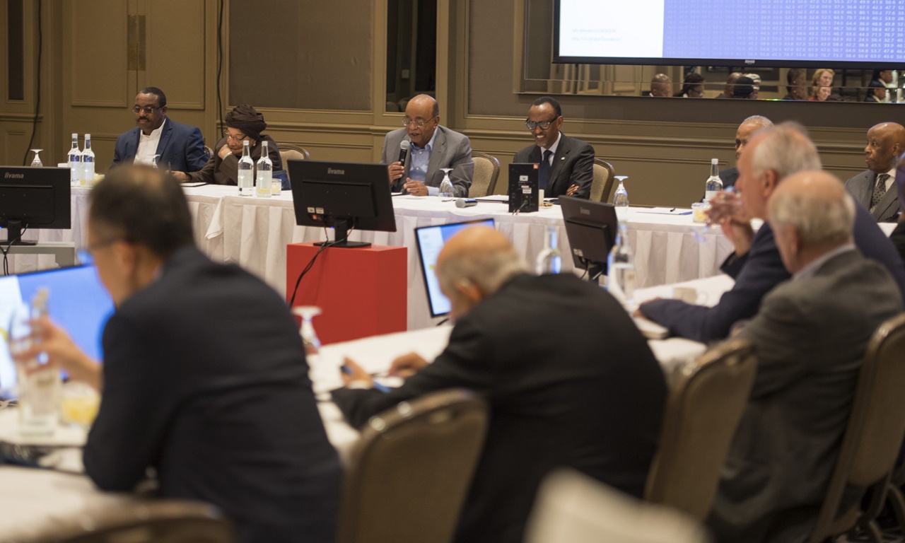 Abayobozi batandukanye barimo n'abahoze bayobora ku mugabane wa Afurika bitabiriye iyi nama