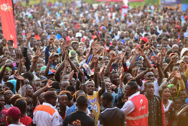 Byagaragaraga ko Abanyarubavu bishimiye icyo gitaramo 