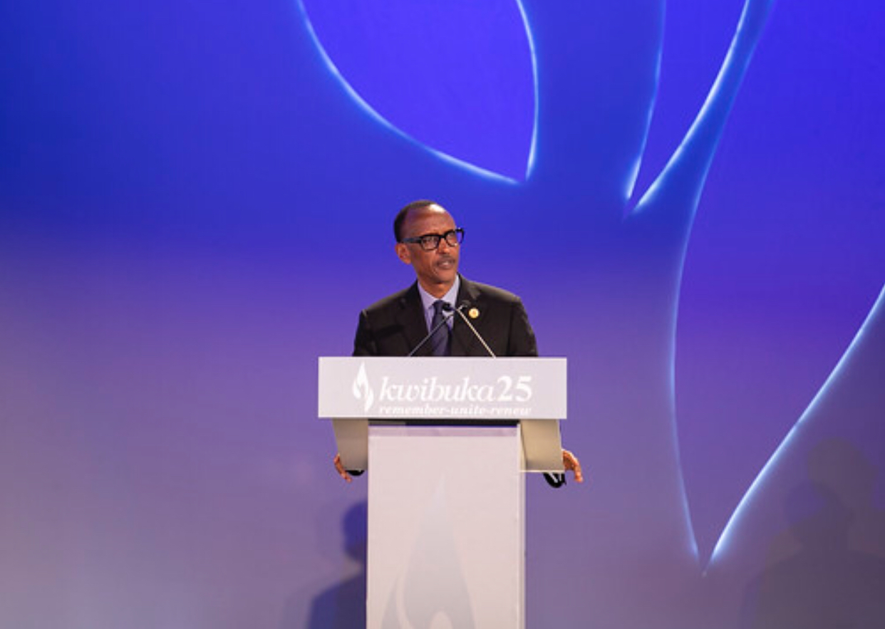 Perezida Kagame ageza ijambo ku bitabiriye Umuhango wo Kwibuka25