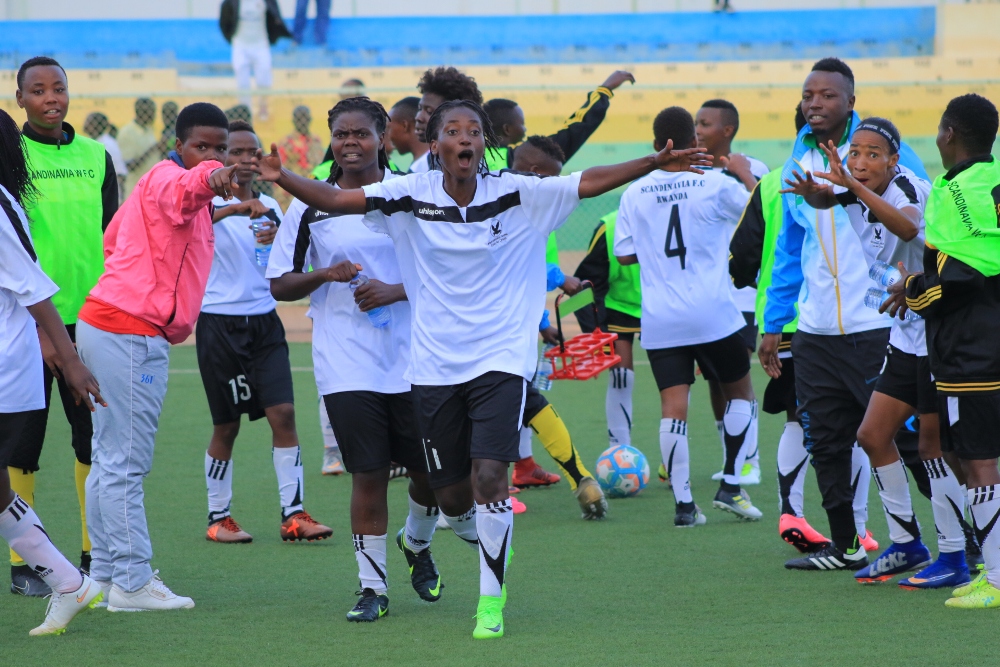 Scandinavia yishimira igitego kuri Stade ya Kigali i Nyamirambo