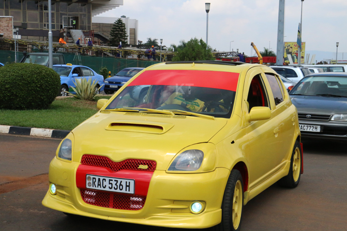 Imodoka yari itwaye abafana ba Yanga baba i Kigali