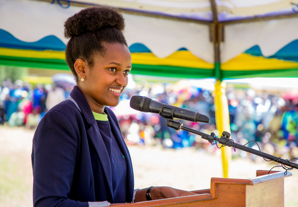 Sandrine Umutoni, umuyobozi wa Imbuto Foundation