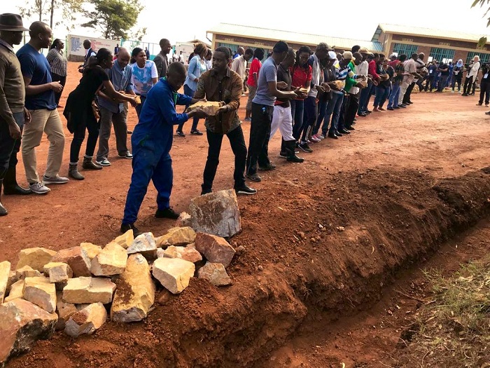 Umuganda ngarukakwezi usoza ukwezi kwa gatatu wabere ku Rwibutso rwa Nyanza ya Kicukiro