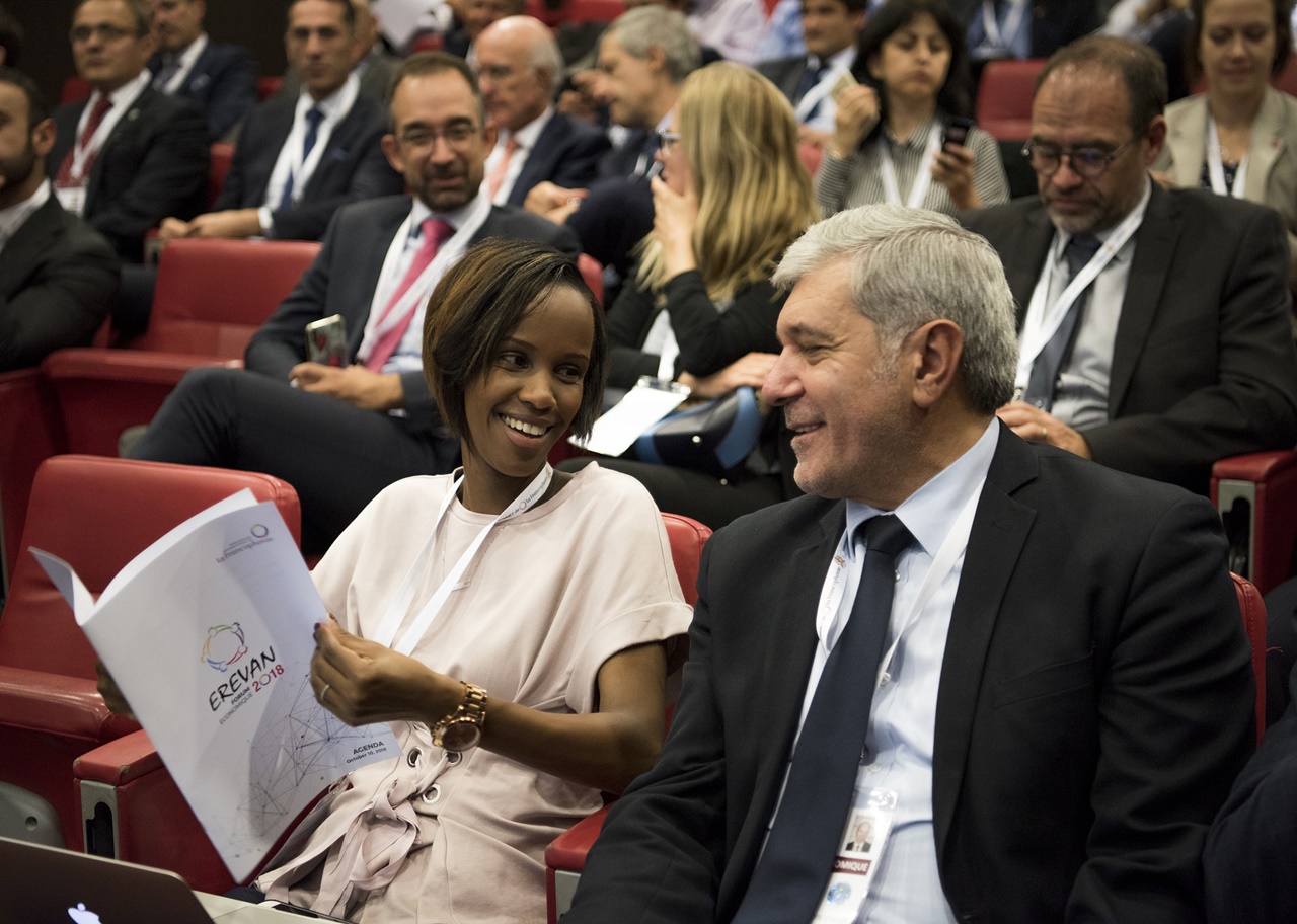 U Rwanda narwo ruhagarariwe n'ikipe nini, irimo Belise Kariza ukuriye ubukerarugendo muri RDB