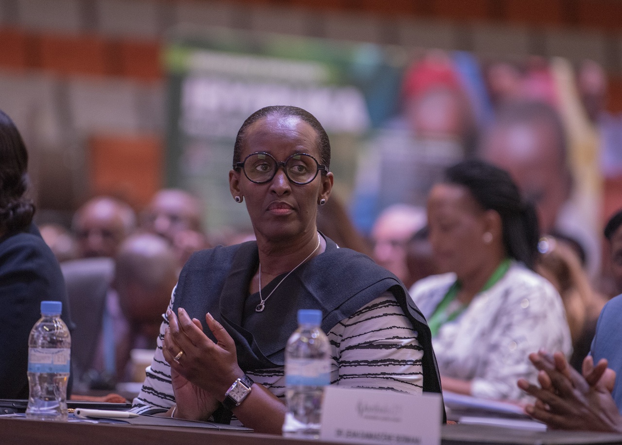 Madame Jeannette Kagame nawe yitabiriye ibi biganiro 