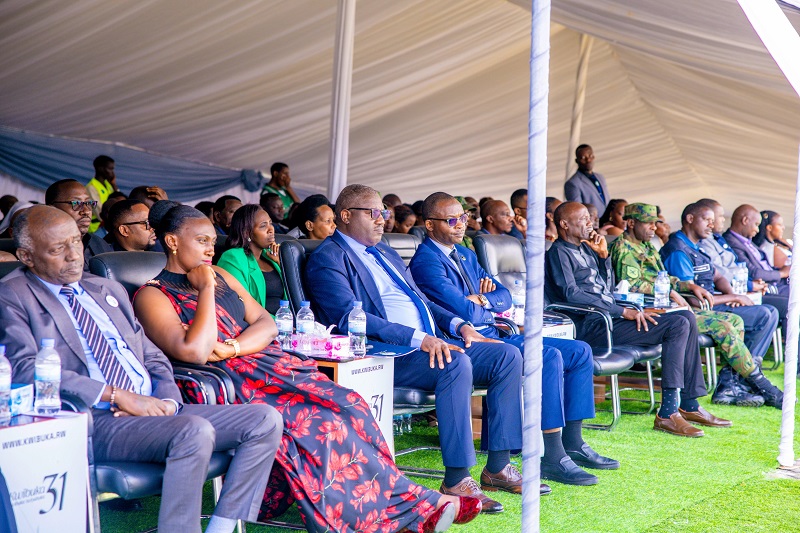 Abayobozi batandukanye bitabiriye iki gikorwa