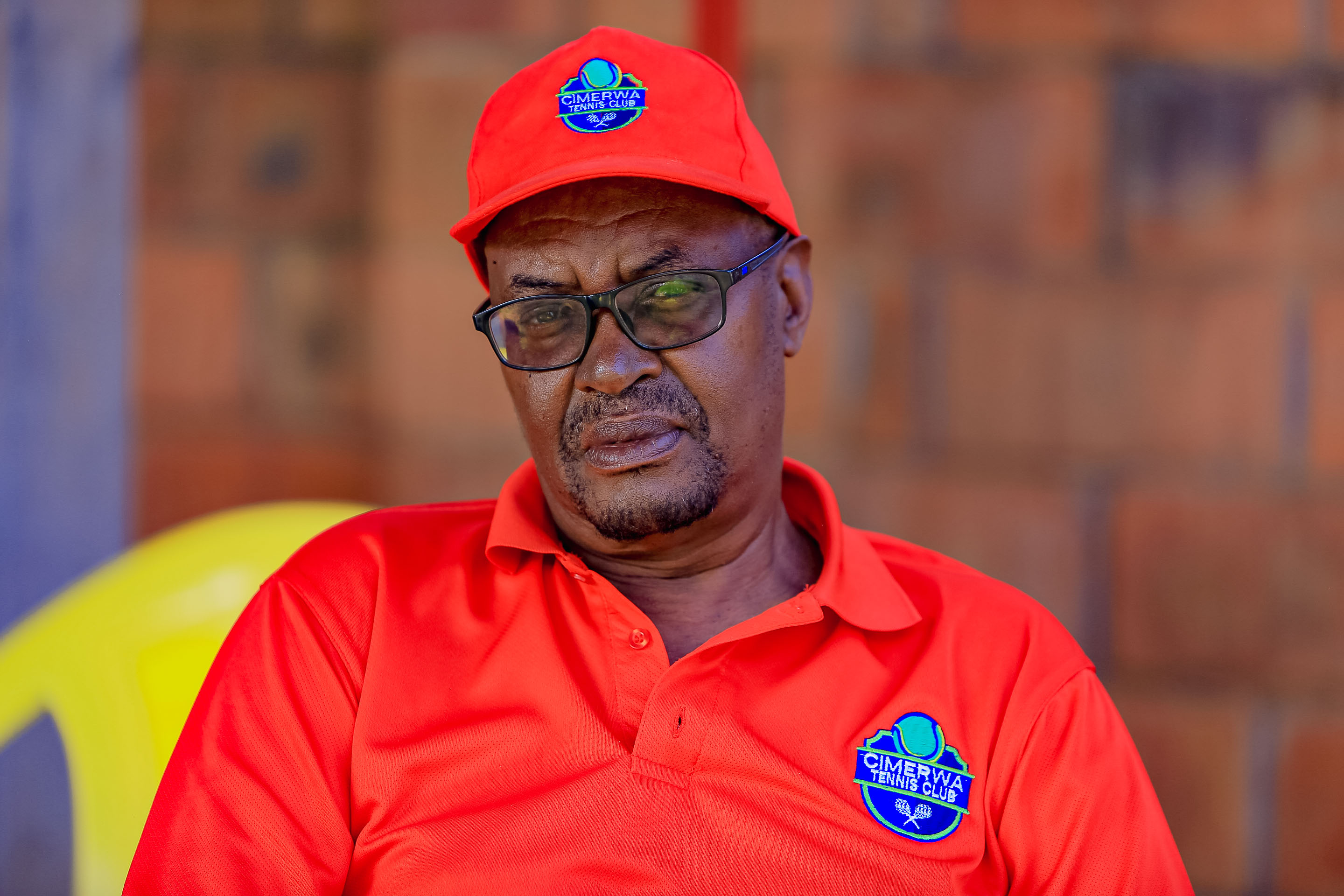 Augustin Gatera Perezida wa Kicuciro Ecology Tennis Club nawe yitabiriye iri rushanwa