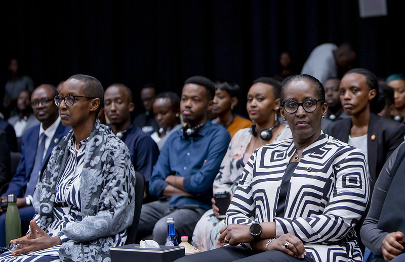 Madamu Jeannette Kagame na we yitabiriye kureba ikinamico Hate Radio