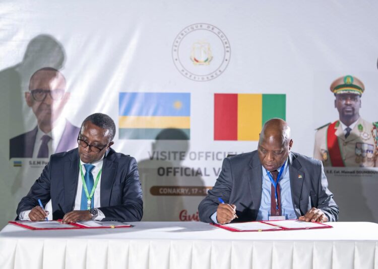 Hasinywe amasezerano atandukanye hagati y'u Rwanda na Guinea-Conakry