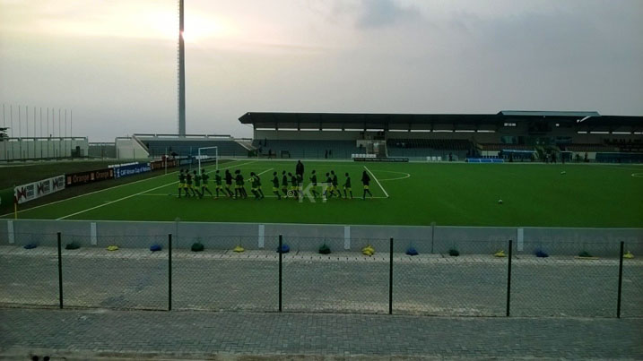 Ikipe ya Zambia mu myitozo kuri Stade Umuganda yitegura umukino ubahuza na Zimbabwe