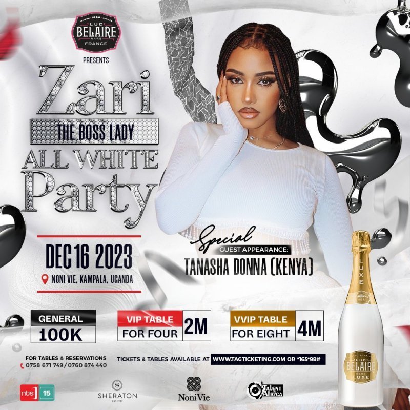 Tanasha Dona azahurira na bakeba be mu birori byateguwe na Zari