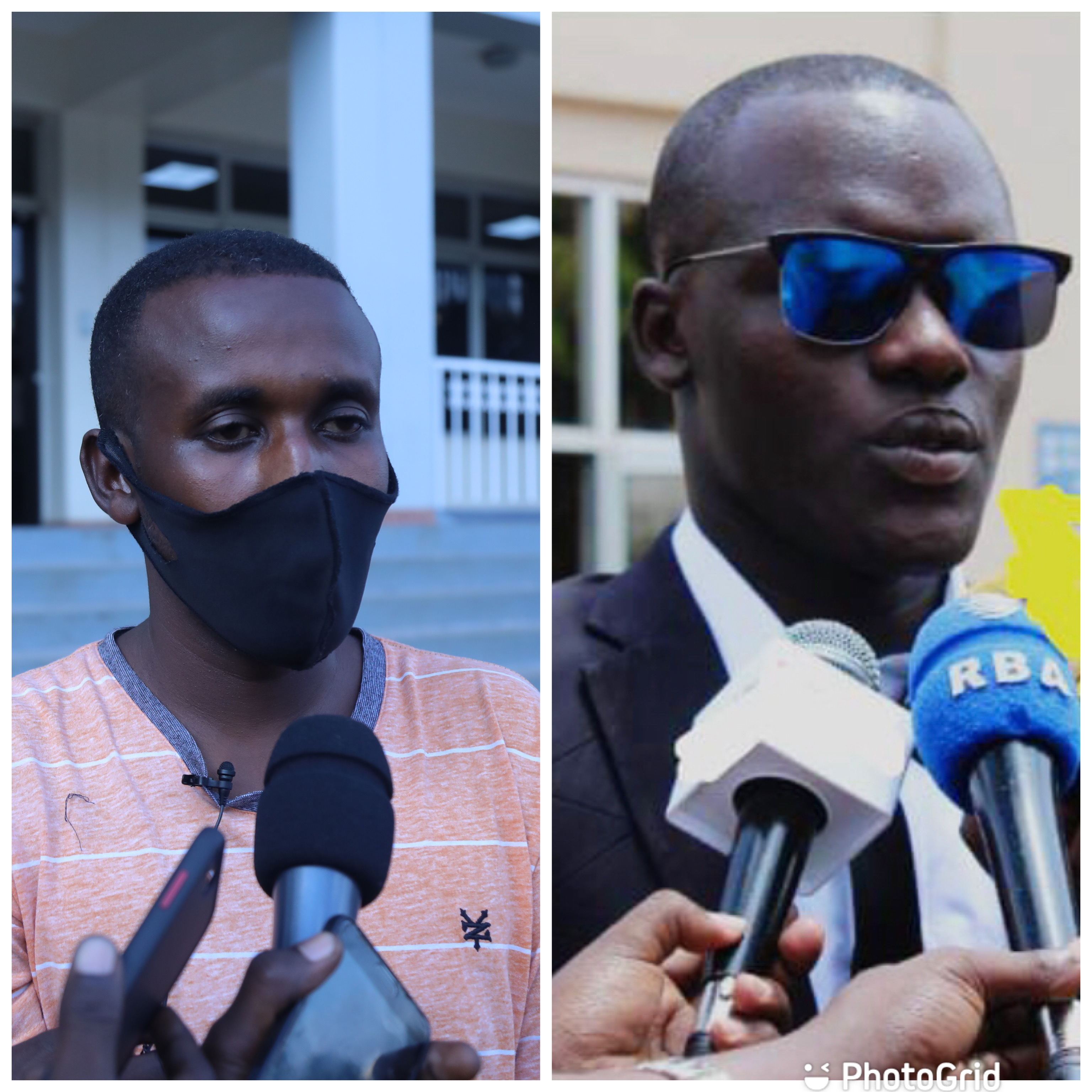 Ndayisaba Fabrice wari ugonze abantu ( ibumoso) witiriwe Ndayisaba Fabrice Eto