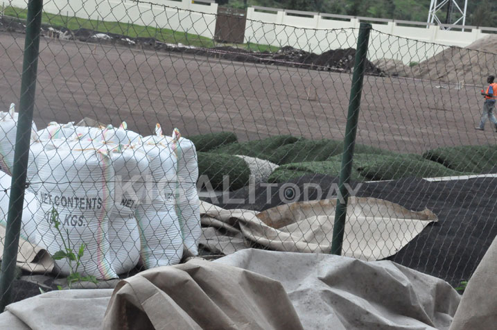 Ubwatsi buzashyirwa mu kibuga bwamaze gutegurwa