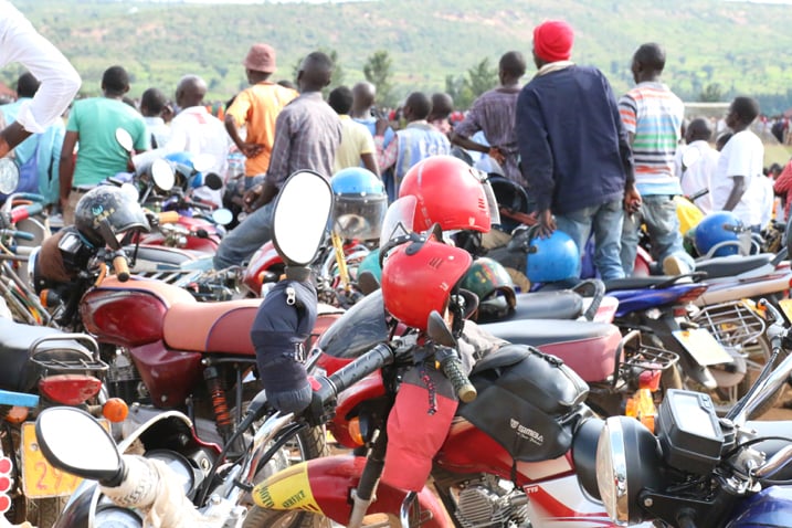 Aya mapikipiki nayo aba ari ku kibuga cya Bugesera