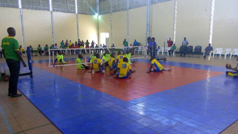 Muri Sitting Volleyball bakiniraga muri Gymnase ya NPC