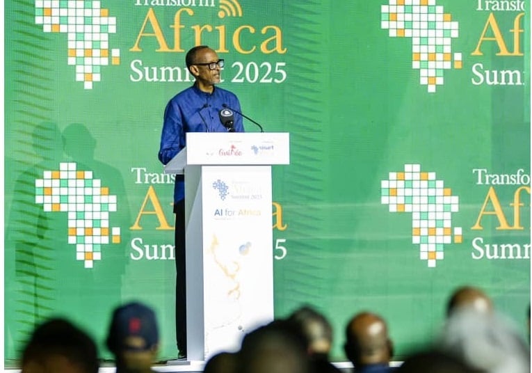 Perezida Kagame yagaragaje ko AI izagira uruhare rwa 5% ku musaruro mbumbe w