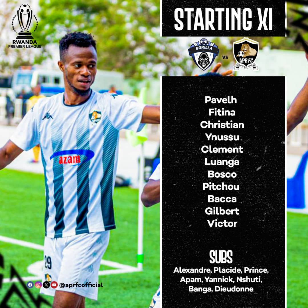 Abakinnyi ba APR FC babanje mu kibuga