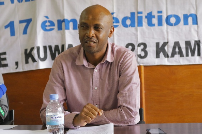 Mbaraga Alexis Visi Perezida w'umuryango w'abize muri Petit Seminaire Virgo Fidelis asobanura uko irushanwa ry'uyu mwaka rizagenda