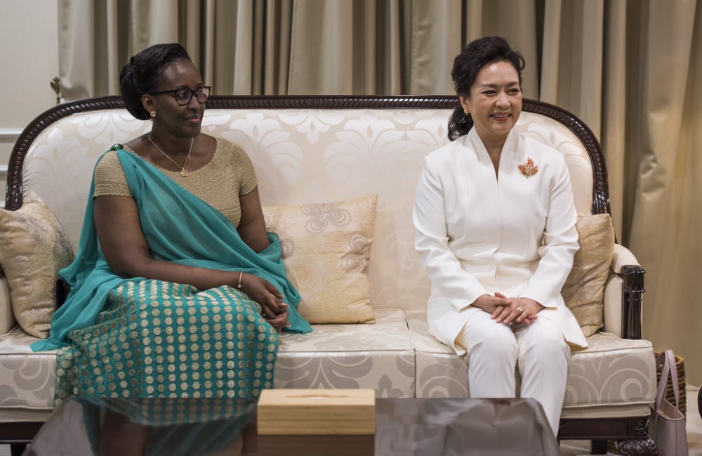 Madame Jeannette Kagame na Madame Peng Liyuan 