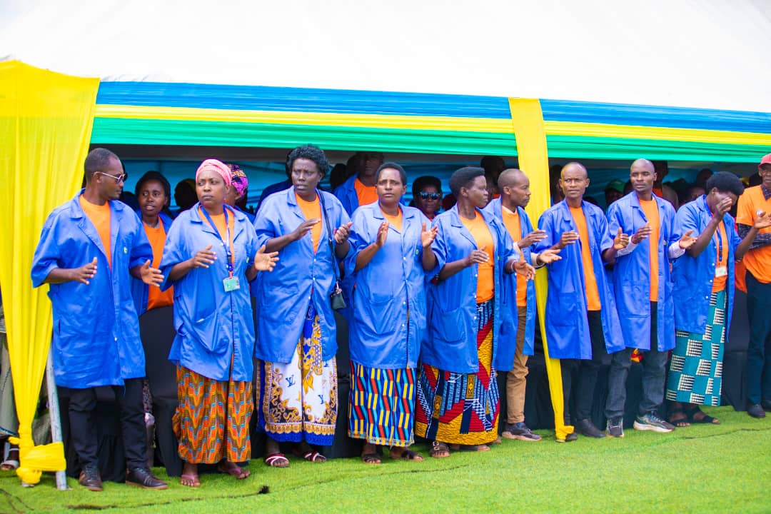 Abajyanama b'ubuzima bishimiye iki gikorwa