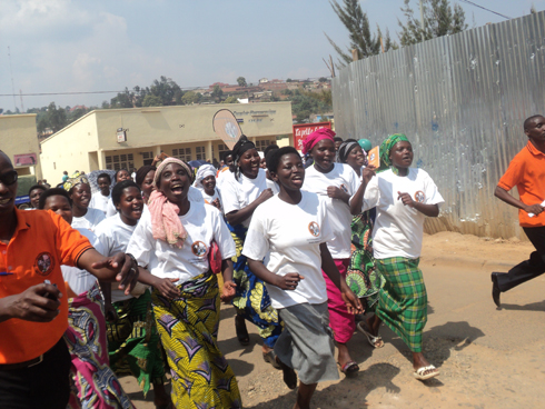 Abanyamuryango ba Duterimbere IMF Ltd bo mu turere twa Rusizi na Nyamasheke.