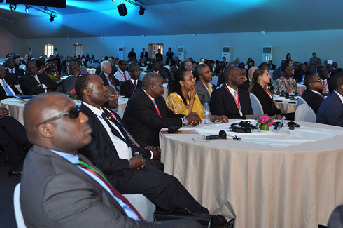 Abitabiriye inama ya AfDB yabereye muri Maroke bakurikiranye ikiganiro cyatanzwe na Perezida Kagame.