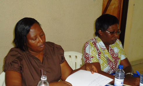 Abayobozi ba AVEGA, Kabasinga Chantal na Kayirere Odette.