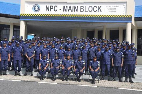 Aba bapolisi bari kongererwa ubumenyi ku bijyanye no kurwanya ihohoterwa rishingiye ku gitsina.