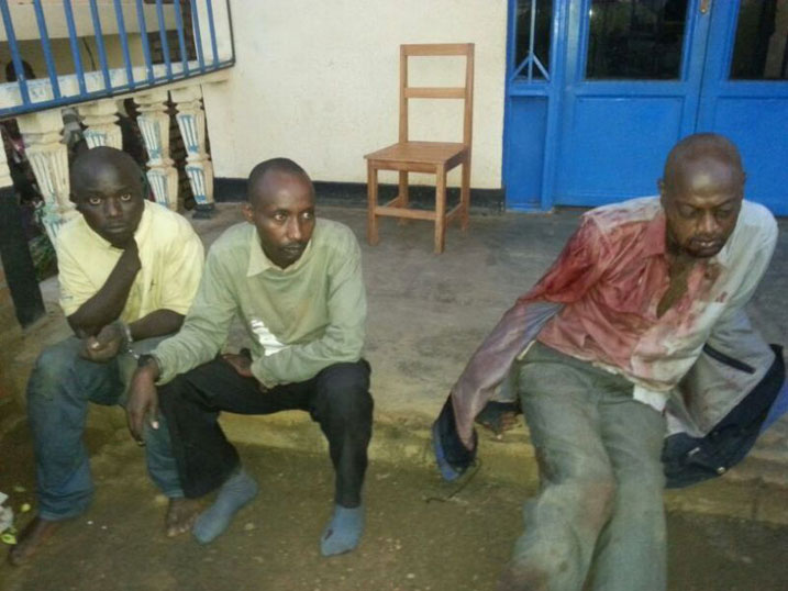 Aba batatu bafashwe gusa umwe yarashwe mu kibero ahunga.