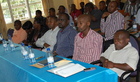 Aba ni bamwe mu bagize inteko itora mu karere ka Rwamagana.