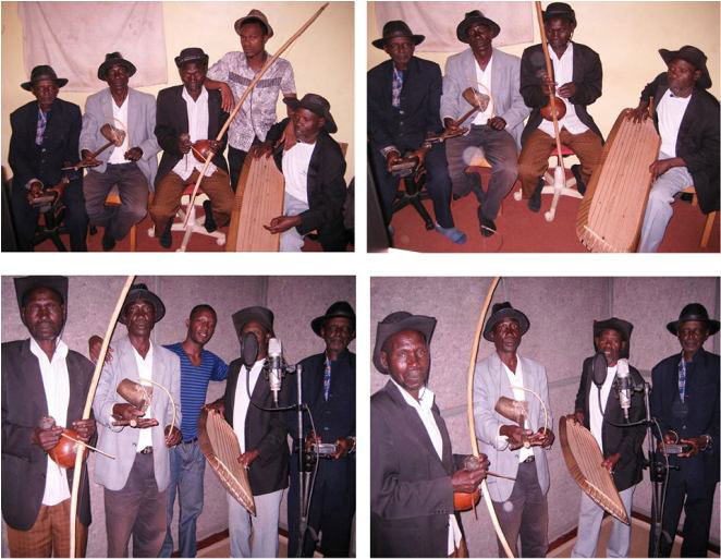 Ababeramuco hano bari kumwe n'umujyanama wabo ndetse na Producer Jimmy ubatunganyiriza indirimbo muri Celebrity Music.