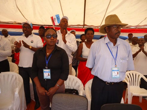 Abahagarariye komisiyo b'uburenganzira bwa muntu bari bitabiriye icyo gikorwa.