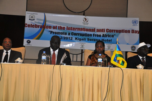 Abahagarariye inzego zishinzwe kurwanya ruswa mu Rwanda no muri Afurika.