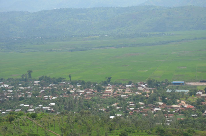 Ikibaya cya Bugarama gihingwamo umuceri.