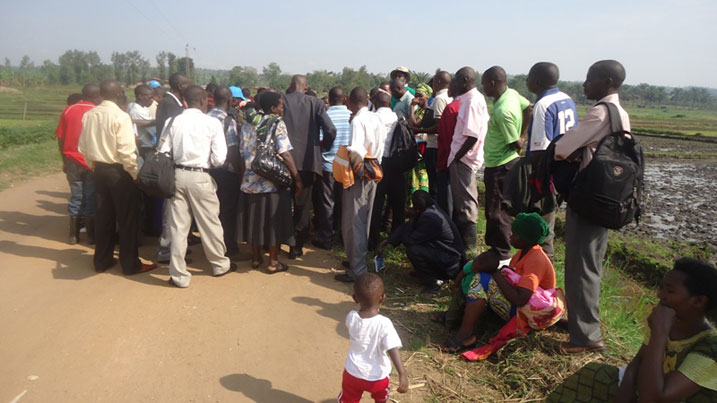 Abahinzi bo mu majyepfo bari mu rugendo shuli mu karere ka Nyagatare.