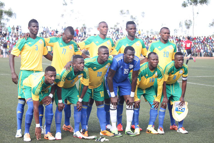 Abakinnyi 11 b'Amavubi babanje mu kibuga.