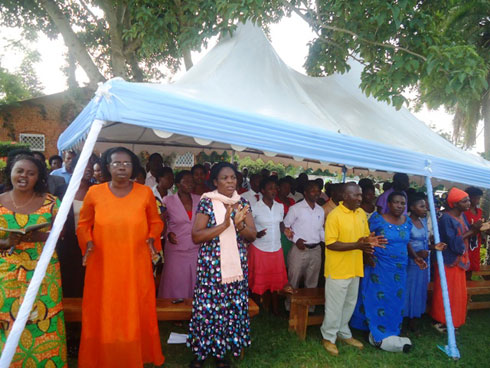 Abakozi b'Ibitaro bya Kibogora bari bitabiriye ibirori.