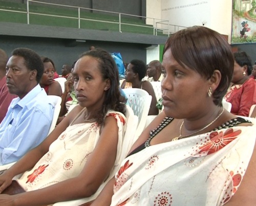 Abalimu mu kwizihiza umunsi wahariwe Mwalimu.