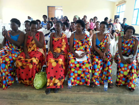 Abanyamuryango ba Avega bitabiriye kongere mu ntara y'Amajyaruguru.