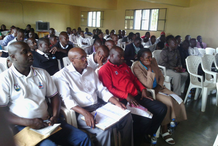 Abanyamuryango ba FPR mu karere ka Gicumbi bari mu mahugurwa.